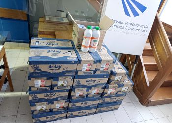 El Consejo de Ciencias Económicas entregó lo recaudado en la campaña solidaria al Club Lechero