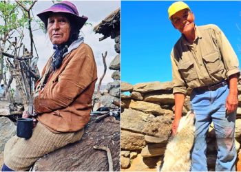Tienen tres hijos y hace 50 años que viven en montañas separadas: “Así no nos vemos los días de mal humor”