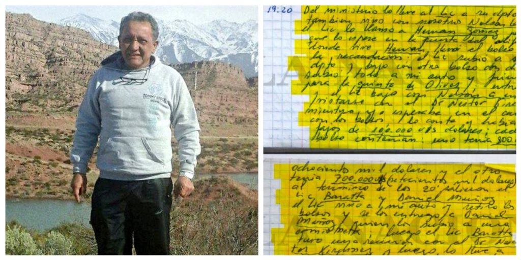 Oscar Centeno, el autor de las anotaciones en la causa conocida como "Los cuadernos de las coimas"