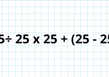 ¿Cuánto es 25÷ 25 x 25 + (25 – 25)? La cuenta matemática que pone a prueba a los genios