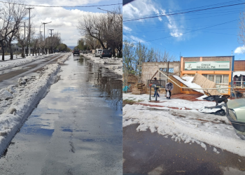 El granizo ocasionó daños en San Carlos: más de 50 familias asistidas y derrumbes en dos casas