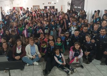 Unos 2500 chicos sanrafaelinos disfrutaron de los shows infantiles de la Banda de Música de la Policía