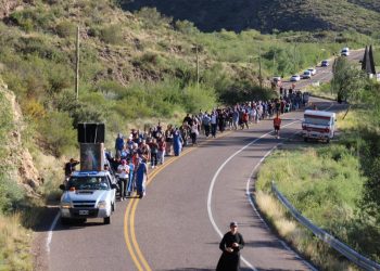 Los hogares de Rama Caída realizaron su tradicional peregrinación a la Virgen de Valle Grande