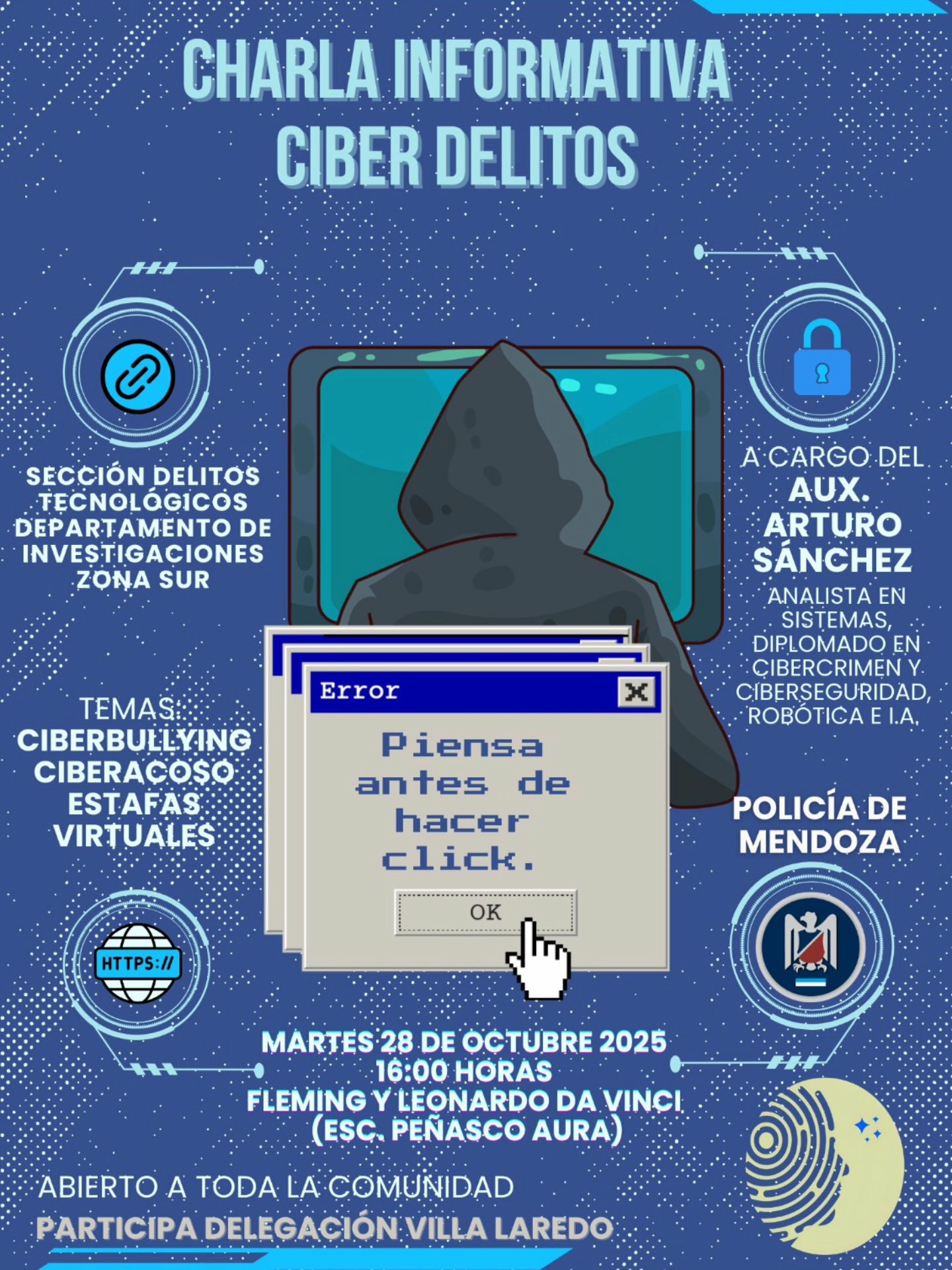 Delitos Informáticos de la Policía ofrecerá una importante charla sobre ...
