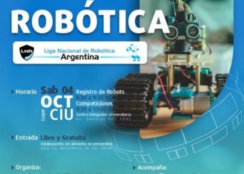 San Rafael será sede de la Liga Nacional de Robótica con una competencia zonal