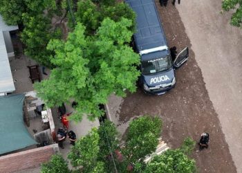 Con apoyo de drones, la Policía desactivó un nuevo punto de venta de drogas en General Alvear