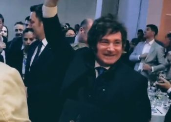 Ahora: llegó Javier Milei al Almuerzo