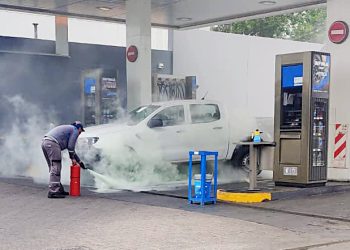 Se realizó simulacro de emergencia en estación de servicio para lograr mayor capacitación y brindar una respuesta rápida