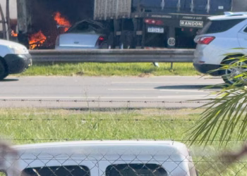 Otra tragedia en el país: dos autos y dos camiones chocaron, se desató un incendio y murieron 5 personas