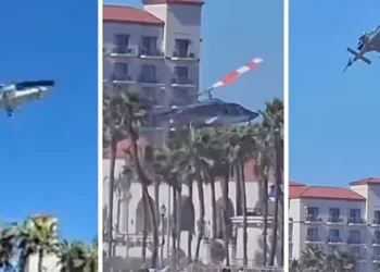 Se estrelló un helicóptero en concurrida playa de Los Ángeles: hay cinco heridos