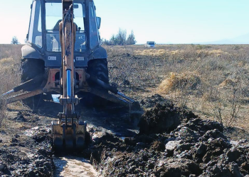 Mejoras en los caminos y aguadas del secano: Costa del Atuel y Los Parlamentos