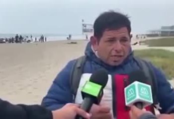 “Se me fue de las manos”: el desgarrador relato del albañil que intentó rescatar en el mar chileno al joven argentino que sigue desaparecido