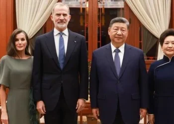 Xi recibió al rey de España en Pekín