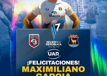 Maximiliano García juega el Seven de la República en Entre Ríos