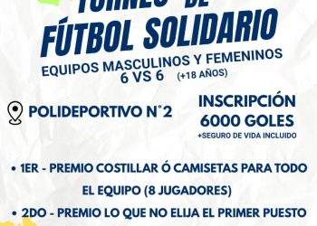 Desde la ONG “Juntando Sonrisas” organizaron un torneo de fútbol solidario