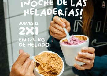 La noche más dulce: hoy las heladerías Josselín, Anahí y Cremé tienen la promoción de 2×1 en sus exquisitos helados artesanales