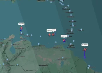 Afirman que cinco aviones de guerra de EEUU sobrevolaron las costas de Venezuela