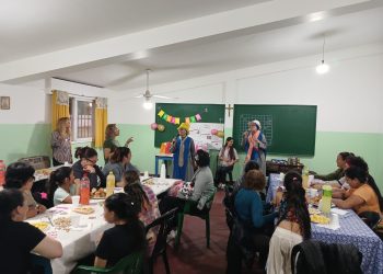 El espíritu navideño se empieza a sentir: los niños de Cáritas realizan un Pesebre Viviente