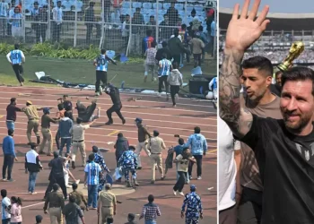 El caos que desató la visita de Lionel Messi en India: el público destrozó el estadio y se abrió una investigación