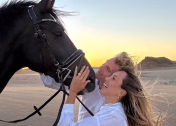 La extravagante propuesta de casamiento de una figura de River a su novia: “De película”