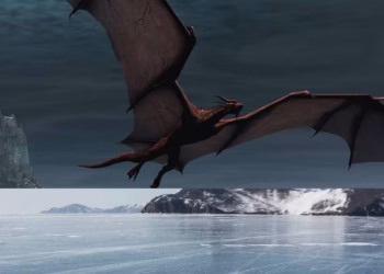 Encontraron un “dragón” gigante congelado en Canadá y los científicos descubrieron qué era realmente