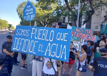 Ambientalistas se hicieron sentir en el centro sanrafaelino y reclamaron  contra proyectos mineros