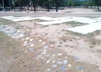 Expresan abandono del Monumento a Malvinas en la Rotonda del Cristo