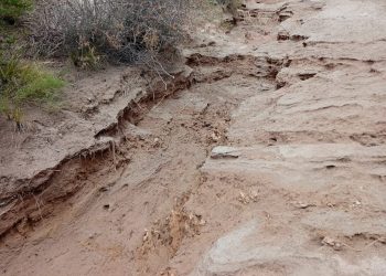 Salinas del Diamante: puesteros sufrieron una fuerte crecida de arroyos y los caminos quedaron muy complicados