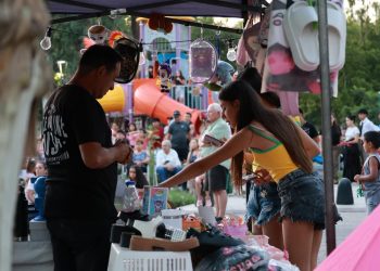 El intendente Félix acompañó a la comunidad de Villa Atuel en la inauguración de su Peatonal