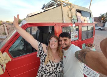 Una pareja que decidió “vivir viajando” visitó por segunda vez San Rafael