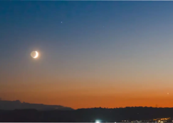 ¿Qué pasó en el cielo anoche?: la conjunción de Saturno y la Luna