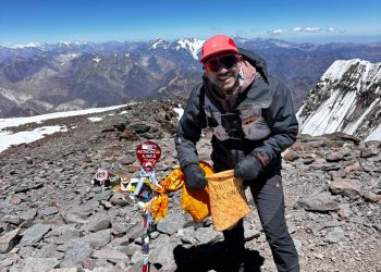 Sanrafaelino ascendió y descendió el Aconcagua en 19 horas en un desafío extremo de montaña