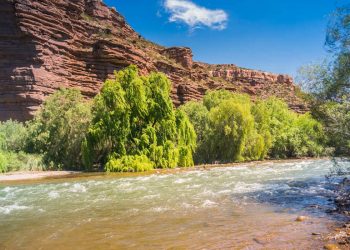 Restablecen a las 20 horas el caudal del río Atuel tras cortes por lluvias y reordenamiento del riego