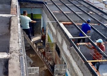 Personas privadas de libertad trabajan en el reacondicionamiento de espacios en la cárcel de San Rafael