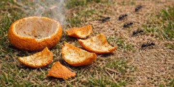 Una solución natural: Cómo hacer un repelente contra hormigas con cáscara de naranja