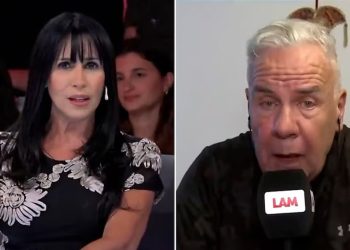 Fuerte cruce entre Esteban Mirol y Marixa Balli en vivo