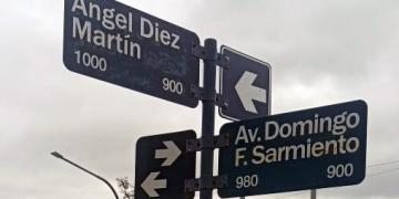 Nuevo sentido de circulación de la calle Diez Martín