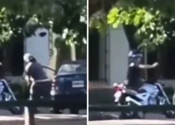 Video brutal: un motociclista de 25 años mató a golpes a un automovilista en medio de una discusión de tránsito en el Gran Buenos Aires
