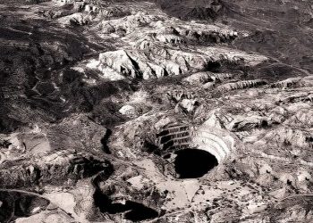 El “antes y después” de Sierra Pintada: una imagen histórica muestra la “previa” de la explotación uranífera