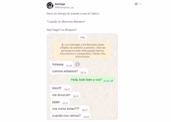 Le pidió a una chica que le avisara cuando se divorciara, se asustó cuando ella quiso contactarlo y se volvió viral: “¿La bloqueo?”