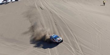 San Rafael ya vive el Rally Race Sudamericano y hoy tendrá una desafiante jornada en las dunas de El Nihuil