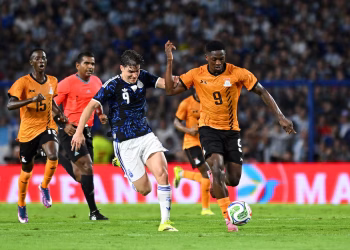 Argentina goleó a Zambia y se despidió a lo grande