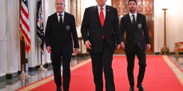 Messi visitó la Casa Blanca tras el título del Inter Miami