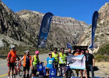 Juntos a Pedal: cruzan de “océano a océano” en bicicleta para concientizar sobre discapacidad y pasaron por San Rafael