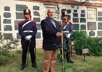 Por iniciativa de un sanrafaelino: un retoño del olivo que sembró San Martín en Mendoza fue plantado en el Regimiento de Granaderos a Caballo