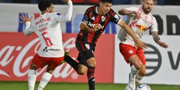 River venció a Bragantino en Brasil y lidera su zona en la Copa Sudamericana