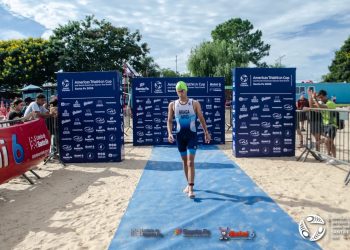 Ignacio Braga compitió en el Américas Triathlon Cup Santa Fe 2026