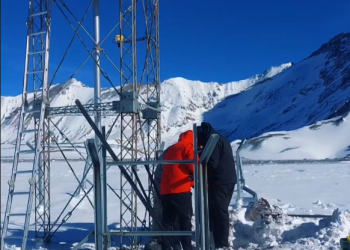 Primeras nevadas: registran acumulaciones incipientes en las cuencas del Atuel y el Diamante