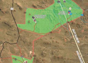 Desalojaron a una mujer puestera de 70 años en la zona del Cerro Nevado