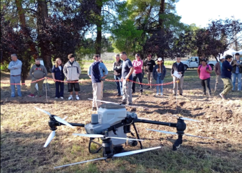 Drones en la finca: tecnología y producción se unieron en una jornada del INTA en Rama Caída